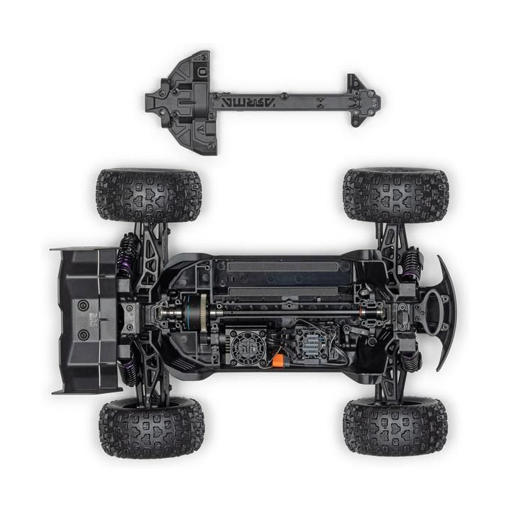 Arrma Mini Kraton 3S DSC BLX 1:16 4WD RTR Basic černá/červená