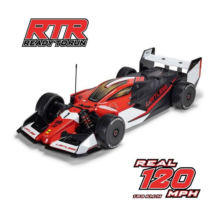 Arrma Limitless 8S BLX 1:7 4WD AVC RTR červená/černá