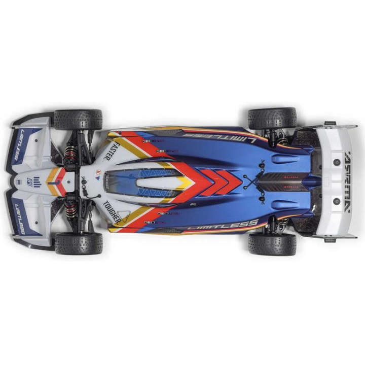 Arrma Limitless 8S BLX 1:7 4WD AVC RTR bílá/modrá