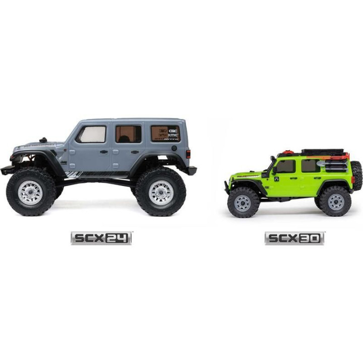 Axial SCX30 Jeep Wrangler JLU 4WD 1:30 RTR bílý