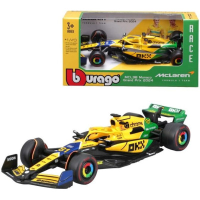 Bburago McLaren F1 Team MCL38 (2024) 1:43 NO81 Piastri Senna Edtion