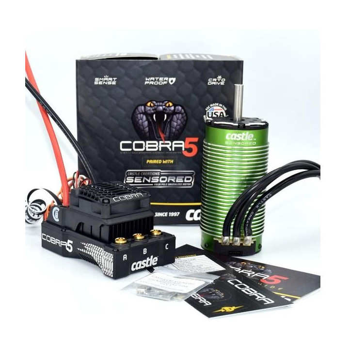 Castle motor 2028-800ot/V, reg. Cobra 5