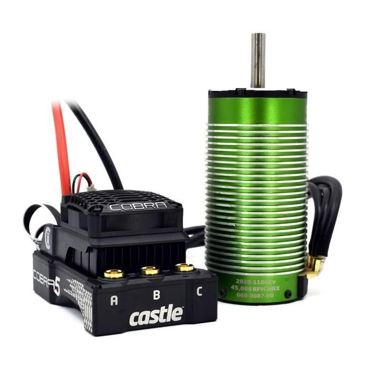 Castle motor 2028-1100ot/V, reg. Cobra 5