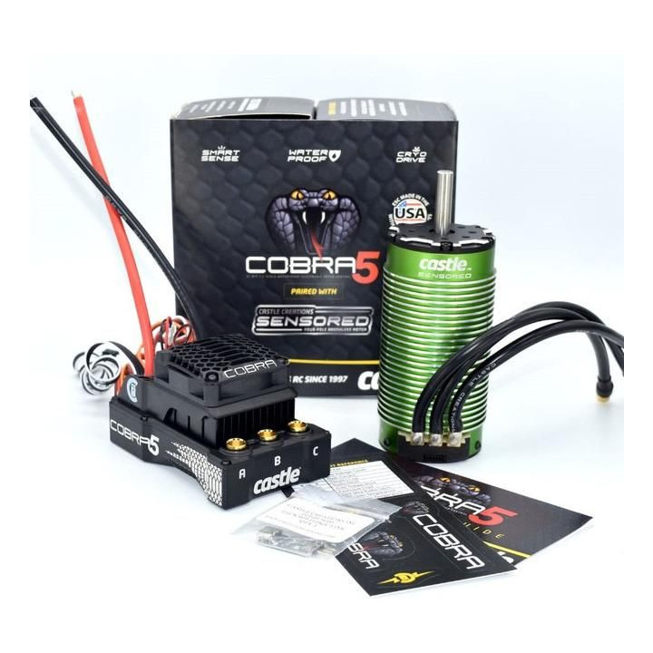Castle motor 2028-1100ot/V, reg. Cobra 5