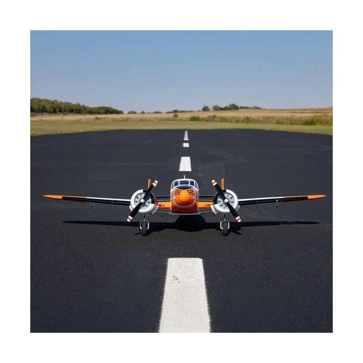 E-flite Beechcraft D18/RC-45J 1.5m BNF Basic AS3X+ SAFE Select