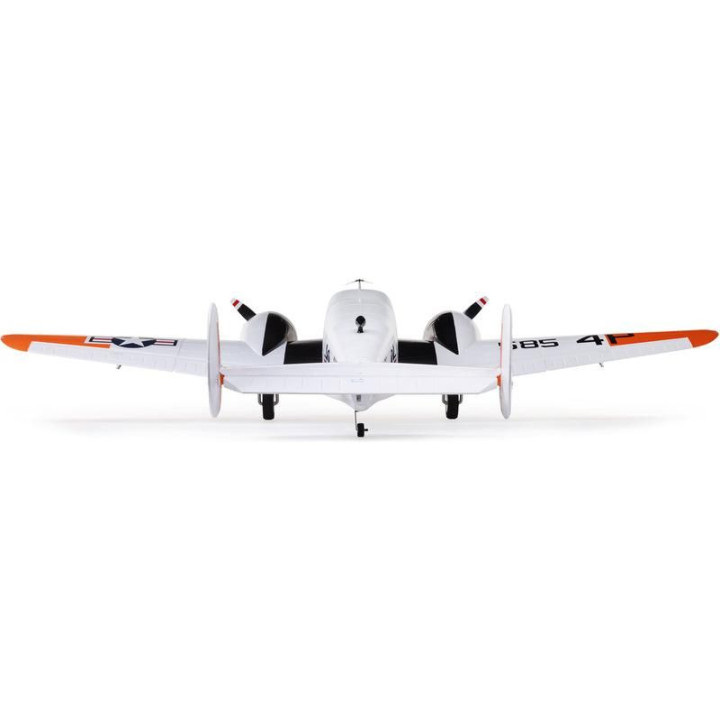 E-flite Beechcraft D18/RC-45J 1.5m BNF Basic AS3X+ SAFE Select