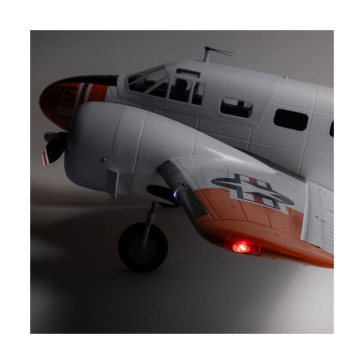 E-flite Beechcraft D18/RC-45J 1.5m BNF Basic AS3X+ SAFE Select