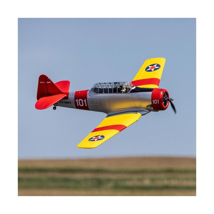 E-flite SNJ-5/AT-6 Texan 1.5m AS3X+ SAFE Select BNF Basic