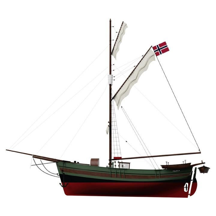 Modell-Tec Výzkumná plachetnice Gjoa 1:50 kit