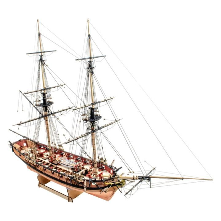 Vanguard Models HM Brig Harpy 1796 1:64 kit + měděné plankování