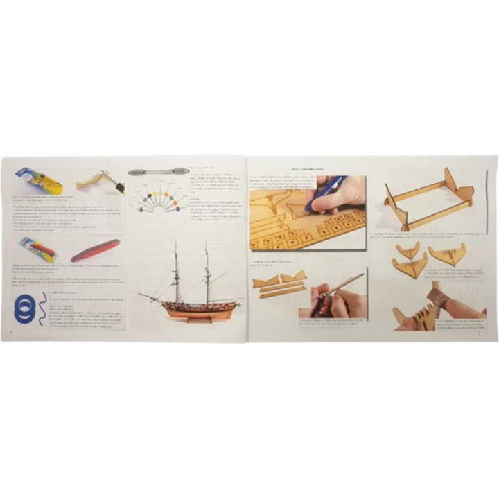 Vanguard Models HM Brig Harpy 1796 1:64 kit + měděné plankování