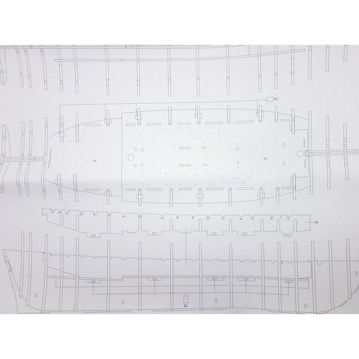 Vanguard Models HM Brig Harpy 1796 1:64 kit + měděné plankování