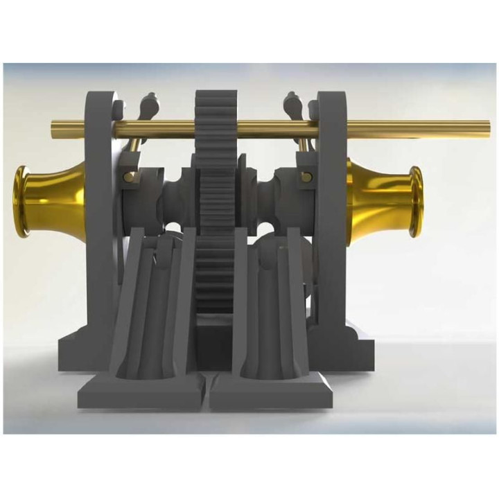 CALDERCRAFT Joffre 1:48 - kotevní naviják 3D kit