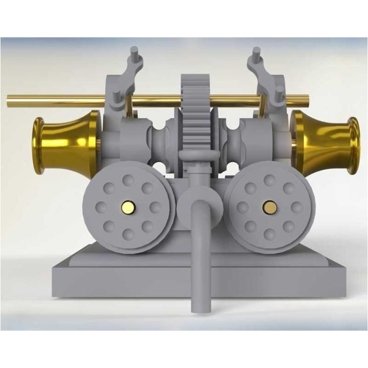 CALDERCRAFT Joffre 1:48 - kotevní naviják 3D kit