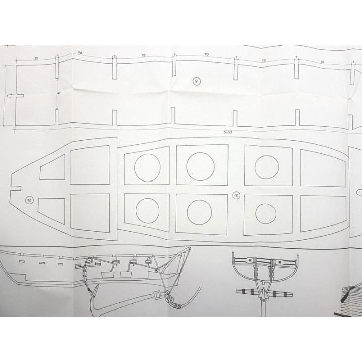 Mantua Model Victory šalupa 1:16 kit