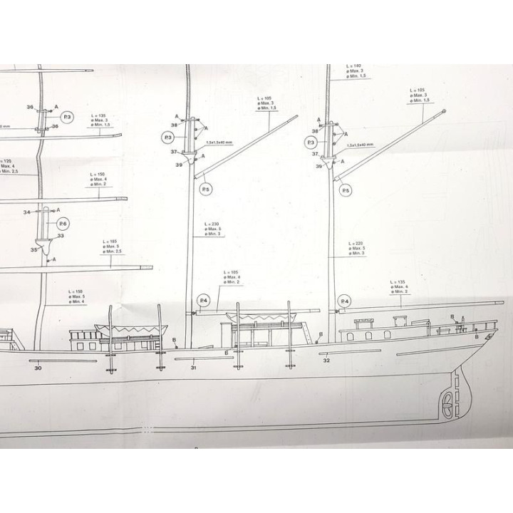 Mantua Model Mercator školní plachetnice 1:120 kit