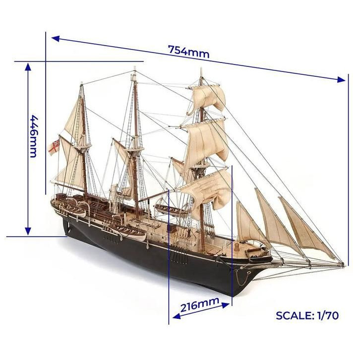 OCCRE HMS Endurance 1:70 kit