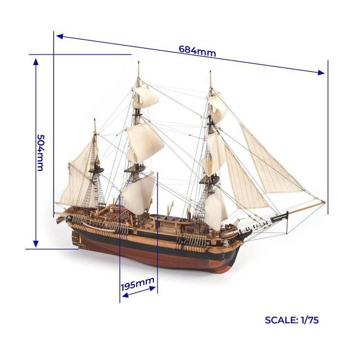 OCCRE HMS Erebus 1:75 kit