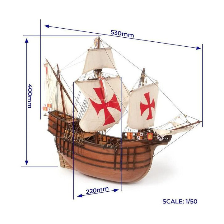 OCCRE Santa Maria 1:50 kit