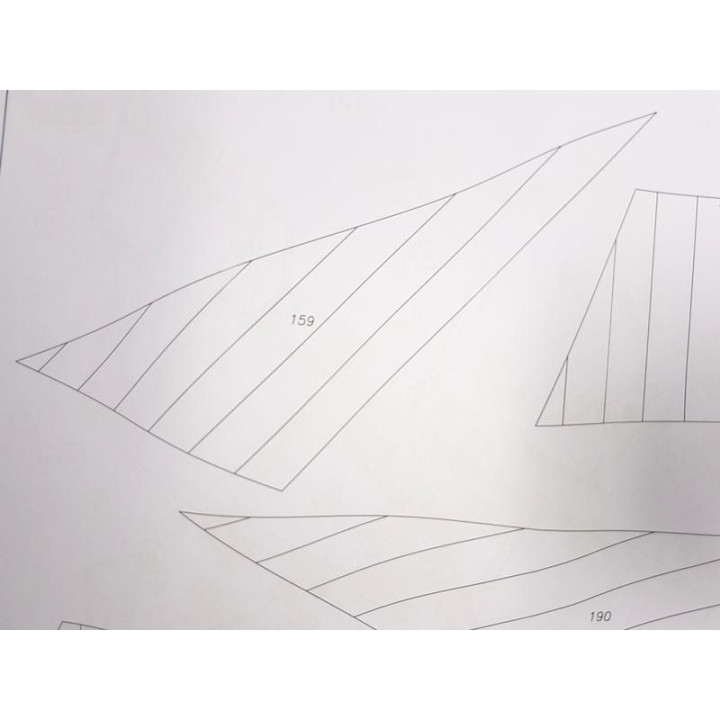 OCCRE Albatros škuner 1:100 kit