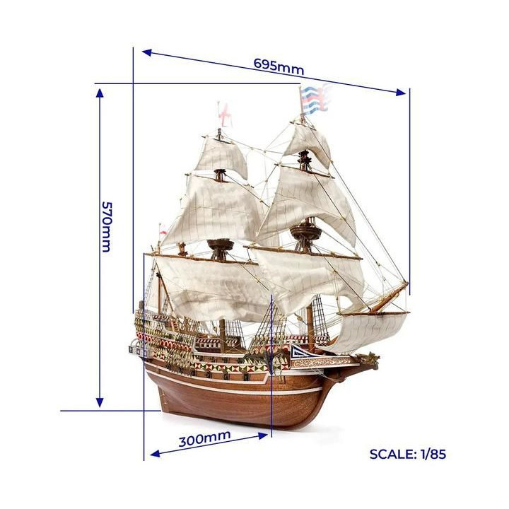 OCCRE HMS Revenge 1:85 kit