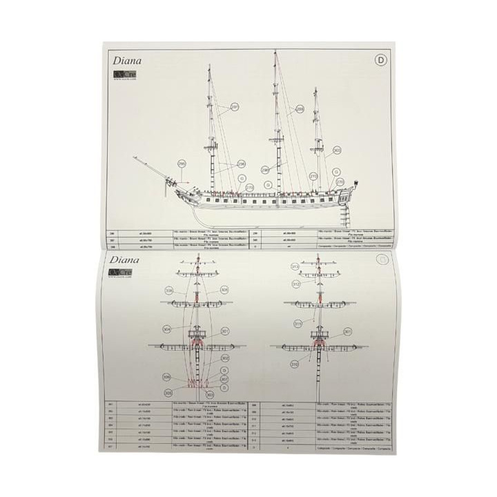 OCCRE Diana 1:85 kit