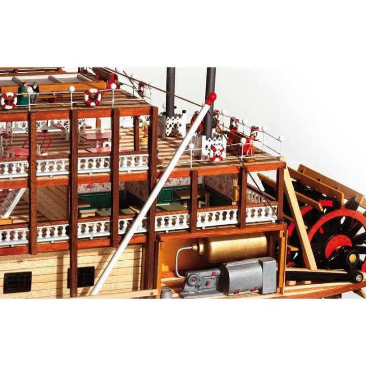 OCCRE Mississippi kolesový parník 1:80 kit