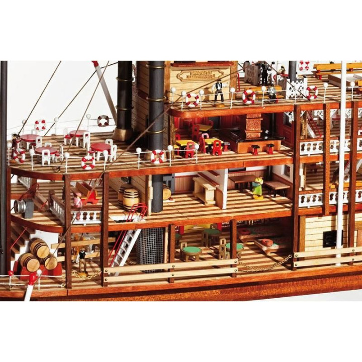 OCCRE Mississippi kolesový parník 1:80 kit