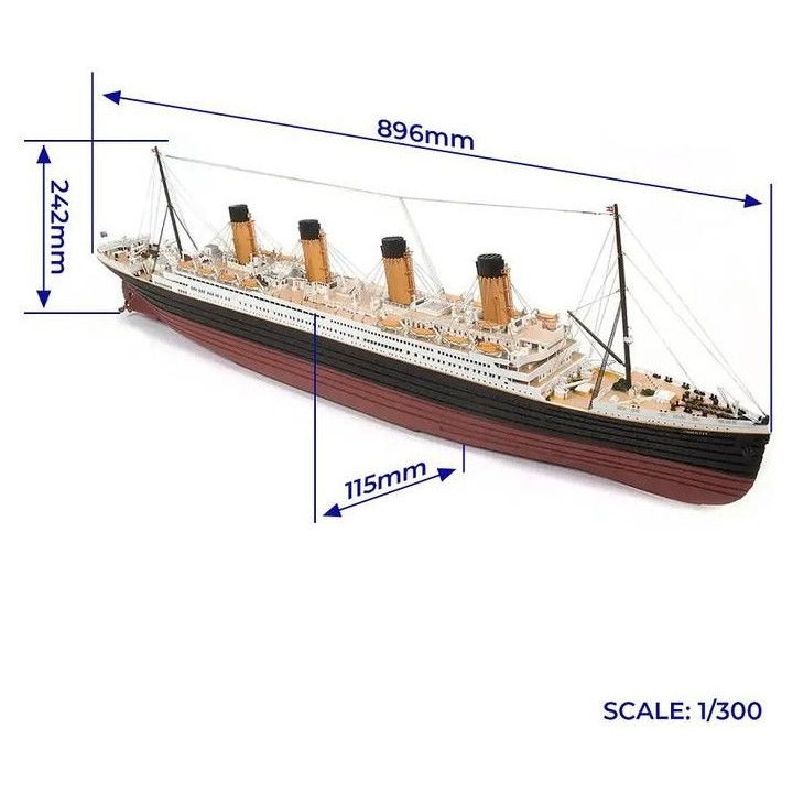 OCCRE Titanic 1:300 kit