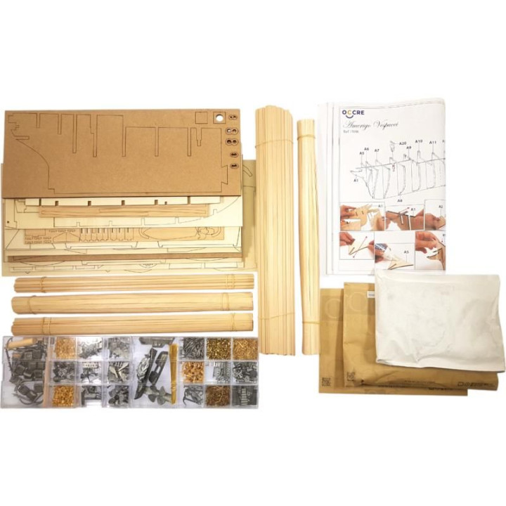 OCCRE Amerigo Vespucci 1:100 + plachty Kit