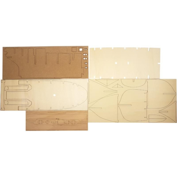 OCCRE Amerigo Vespucci 1:100 + plachty Kit