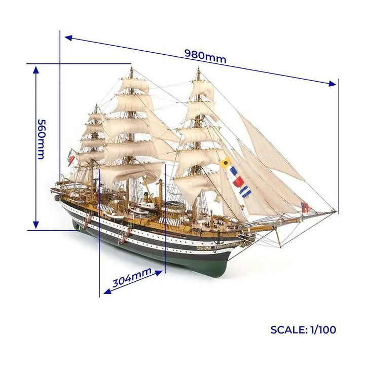 OCCRE Amerigo Vespucci 1:100