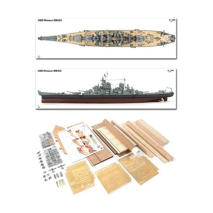 OCCRE USS Missouri 1:200 kit