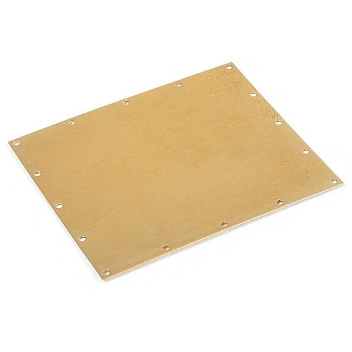 OCCRE Destička mosazná 55x47x0.3mm (10)