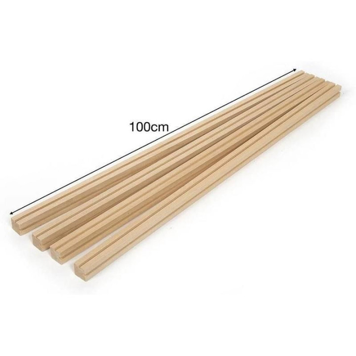 OCCRE Dřevěný profil pro výrobu vitrín 15x15x1000 mm (4)