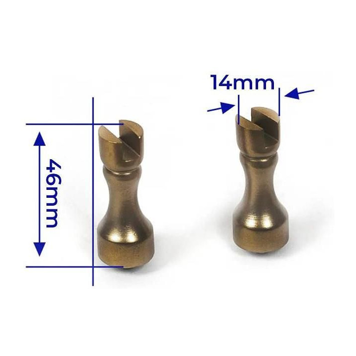 OCCRE podpěra modelu mosazná 14x46mm (2)