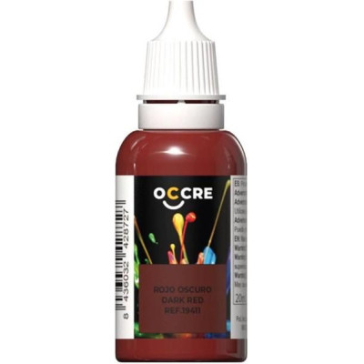 OCCRE Ocolor tmavě červená 20ml