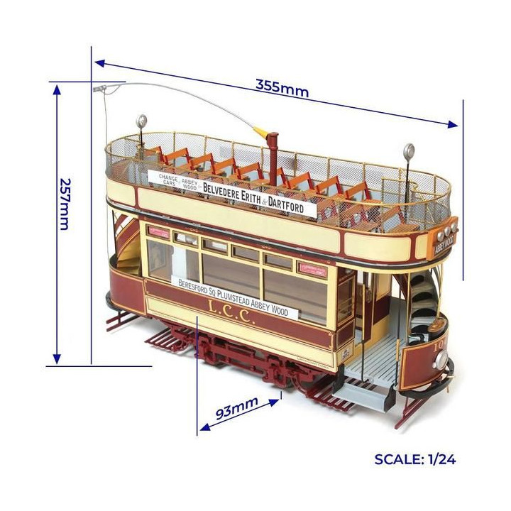 OCCRE Tramvaj Londýn 1:24 kit