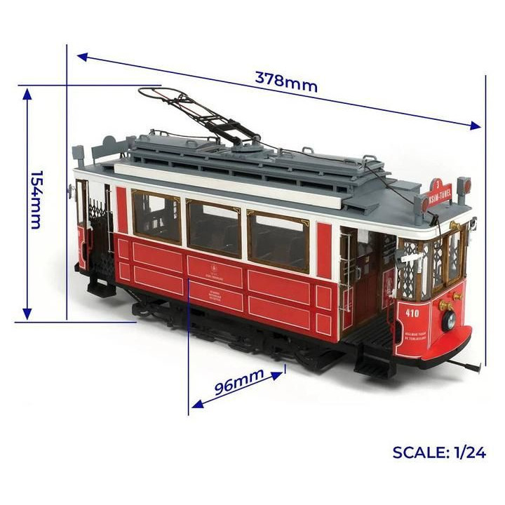 OCCRE Tramvaj Istambul 1:24 kit