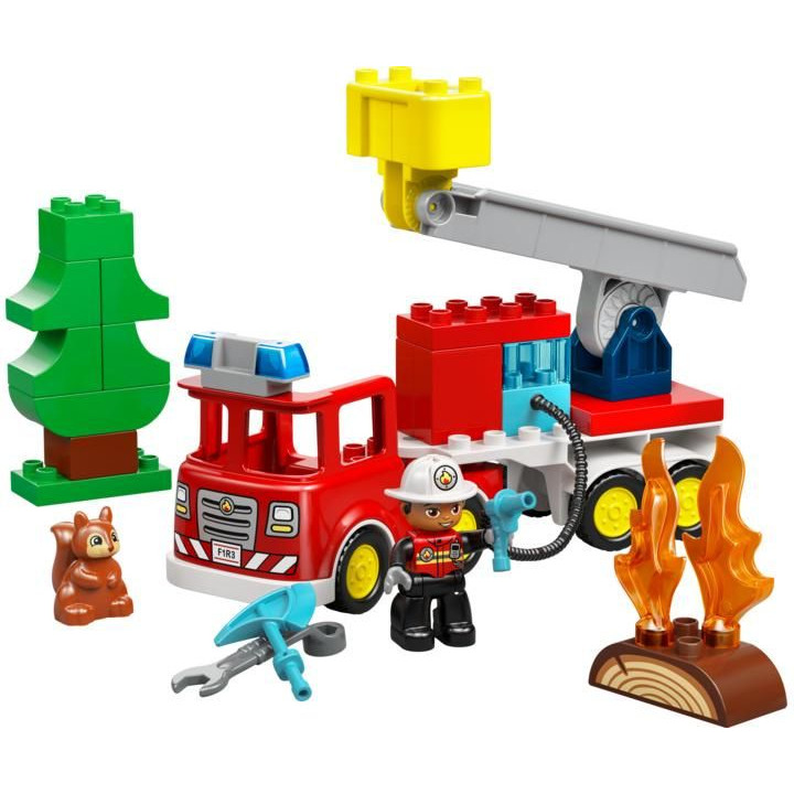 LEGO DUPLO - Hasičské auto s hadicí a hasičem