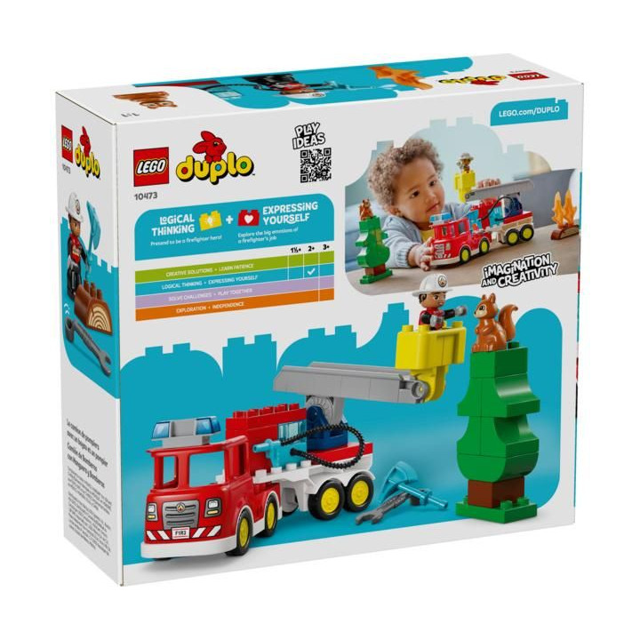 LEGO DUPLO - Hasičské auto s hadicí a hasičem