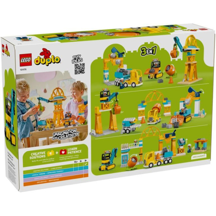 LEGO DUPLO - Staveniště a vozidla 3 v 1