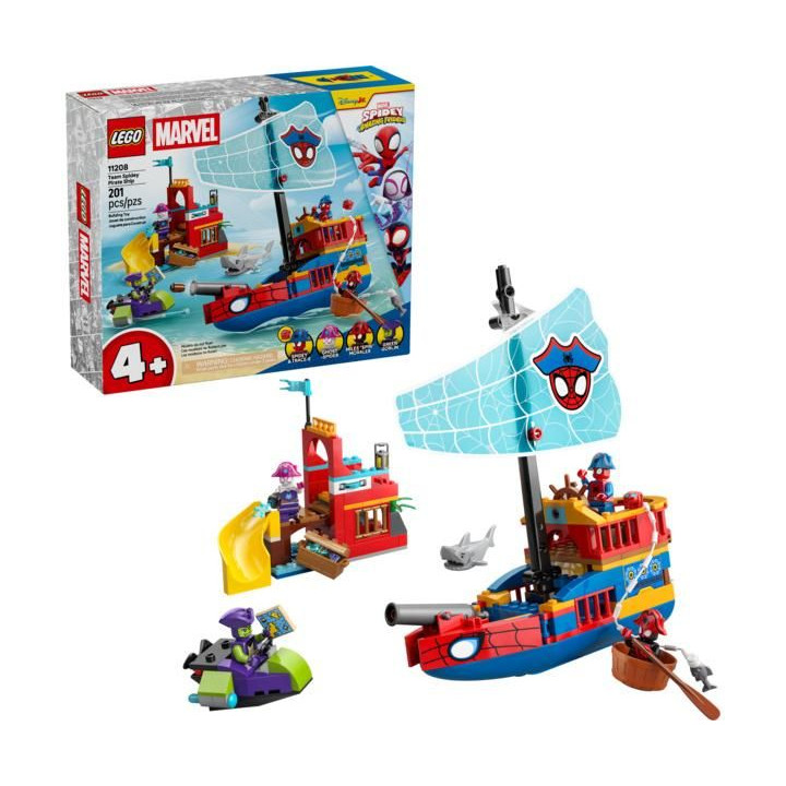 LEGO Marvel - Spidey a jeho úžasní přátelé - Pirátská loď Spideyho týmu