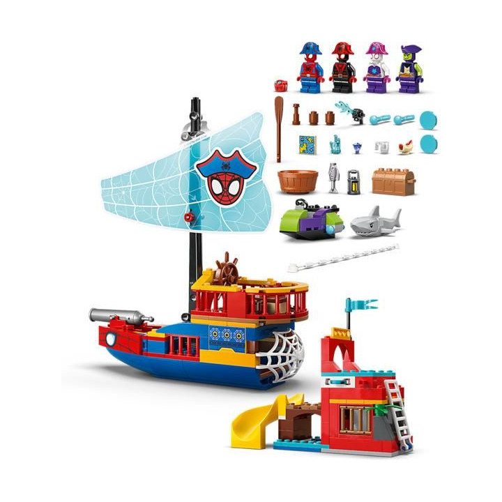 LEGO Marvel - Spidey a jeho úžasní přátelé - Pirátská loď Spideyho týmu