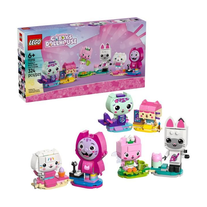 LEGO Gábinin kouzelný domek - Gábi a kočičí kamarádi z kostek