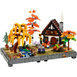 LEGO Icons - Chata a podzimní zahrada