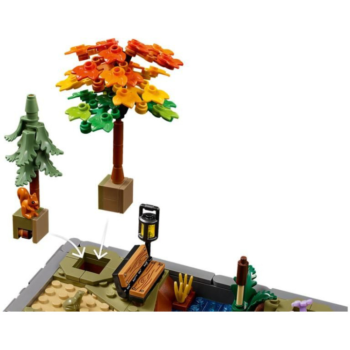 LEGO Icons - Chata a podzimní zahrada