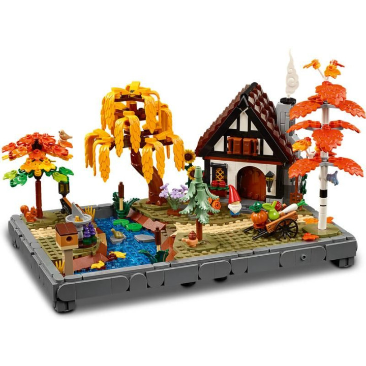 LEGO Icons - Chata a podzimní zahrada