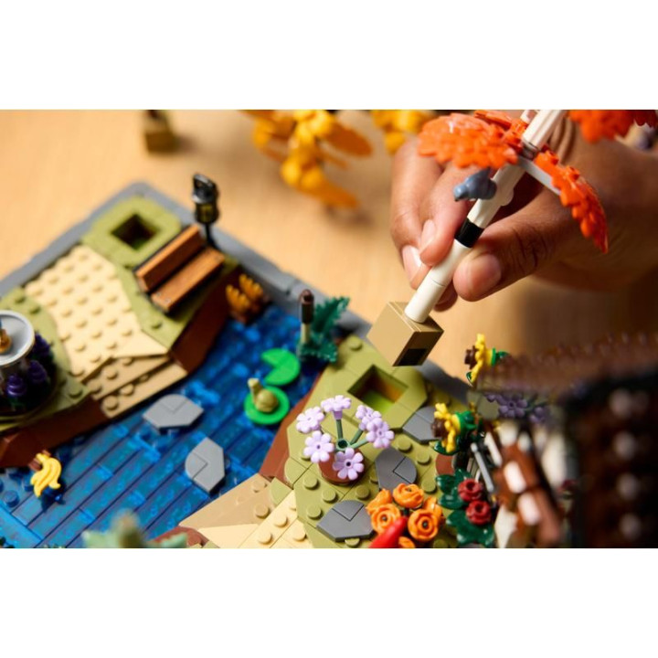 LEGO Icons - Chata a podzimní zahrada