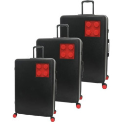 Sada tří cestovních kufrů LEGO Luggage Urban 20", 24" a 28". Ikonické kufry Vás zaujmou svým jedinečným designem a vysokou kvalitou. Těmito kufry oslníte zkrátka kdekoli se objevíte. Originální LEGO design je nepřehlédnutelný! Objem kufrů: 110, 70...